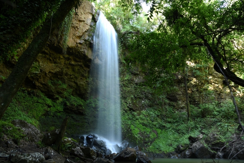 Faxinal dos Guedes dispõe de belíssima cachoeira para visitação gratuita
