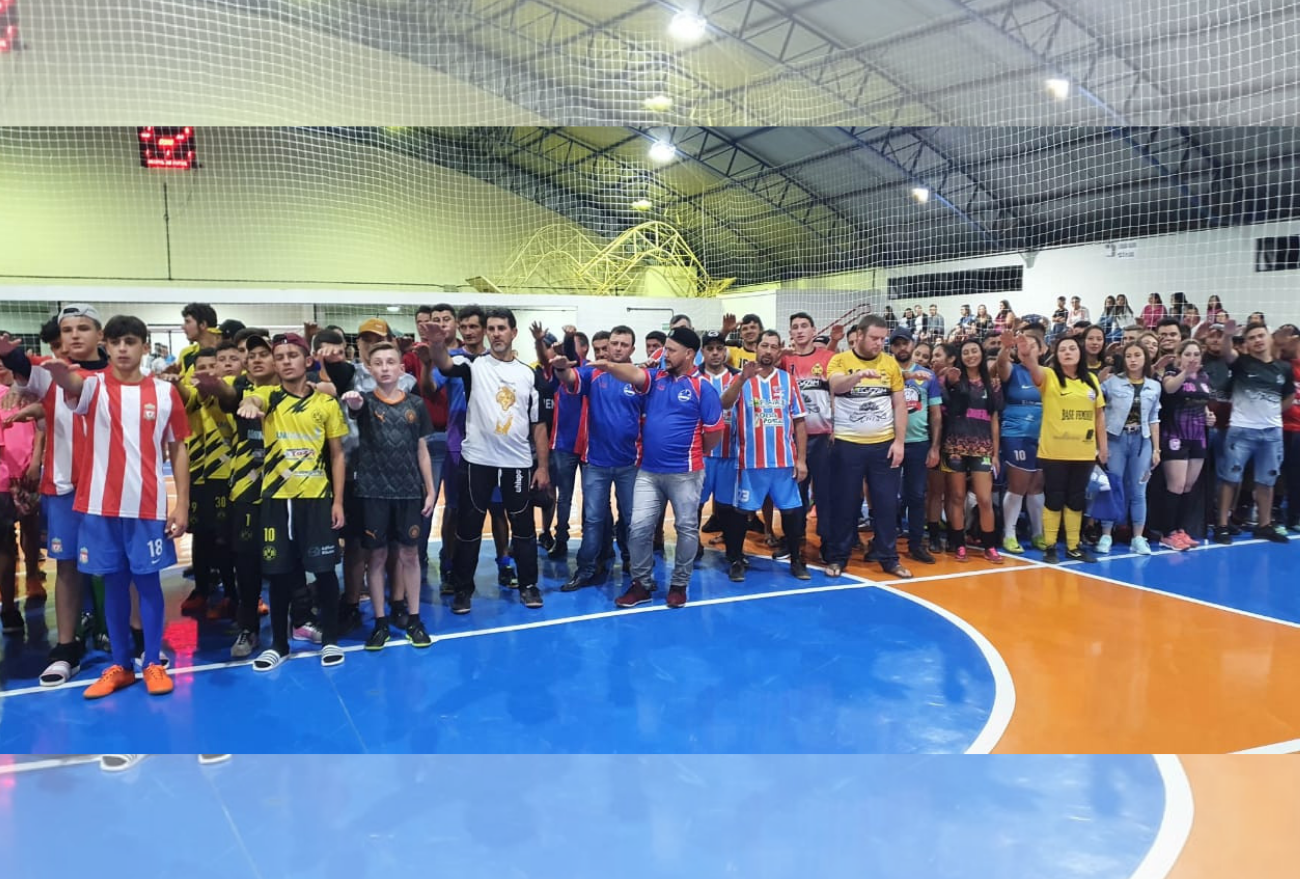 Abertura do Campeonato Municipal de Futsal de Passos Maia foi realizado no último sábado (02)