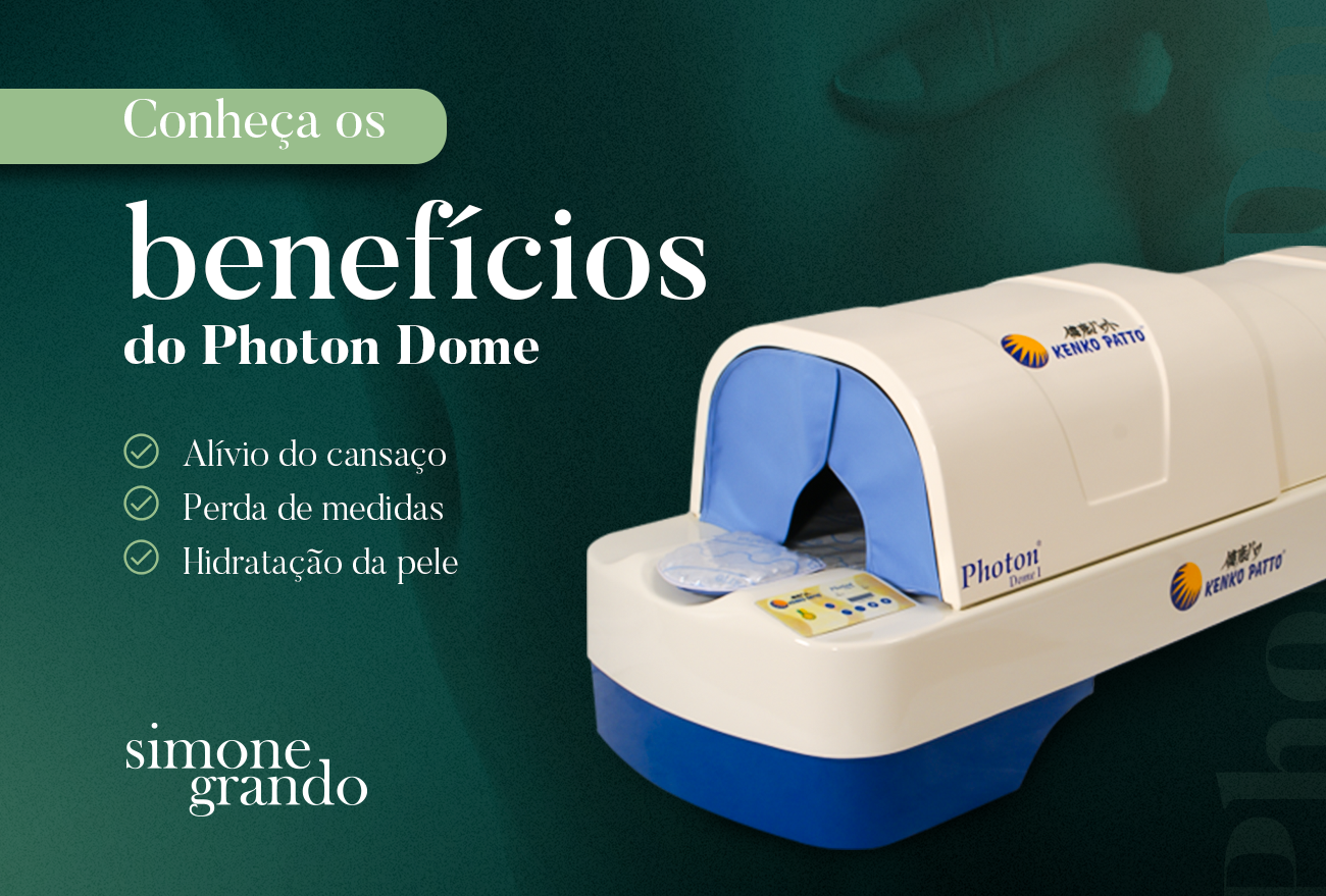 Simone Grando massoterapeuta realiza método inovador Photon Dome