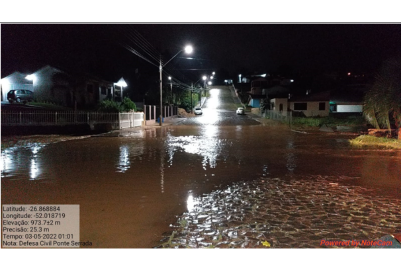 Defesa Civil divulga acumulado de chuva nos últimos dias