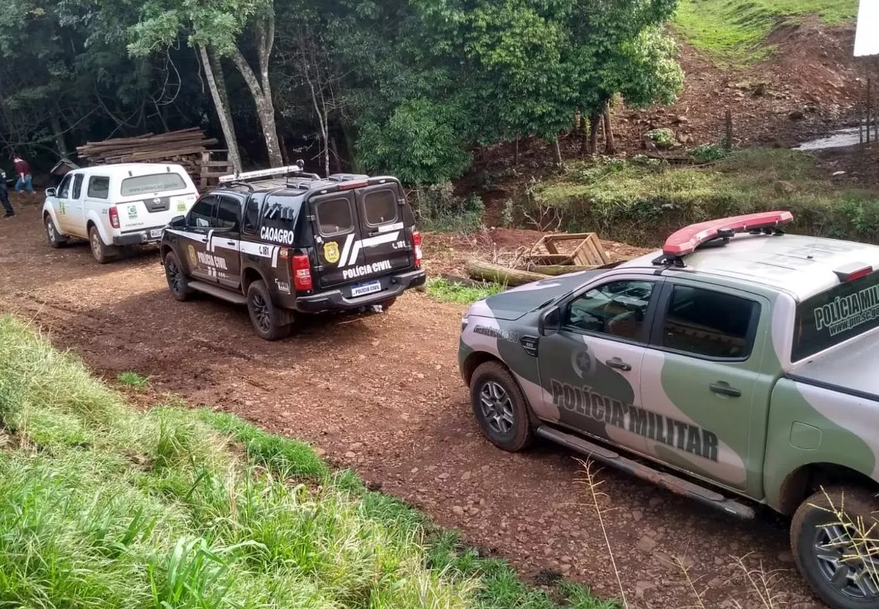 Polícia Militar Ambiental encontra 69 crânios de bovinos no interior de Ipuaçu