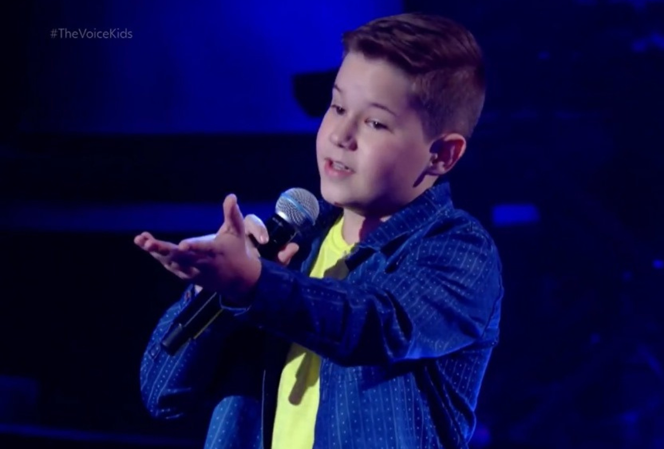 Menino de Abelardo Luz não passa de fase no The Voice Kids