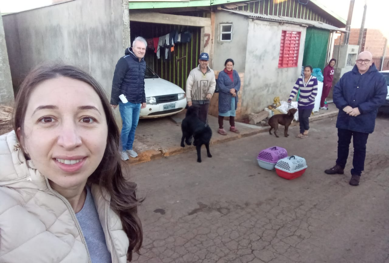 Faxinal dos Guedes inicia segunda etapa do Programa de Castração de cães e gatos