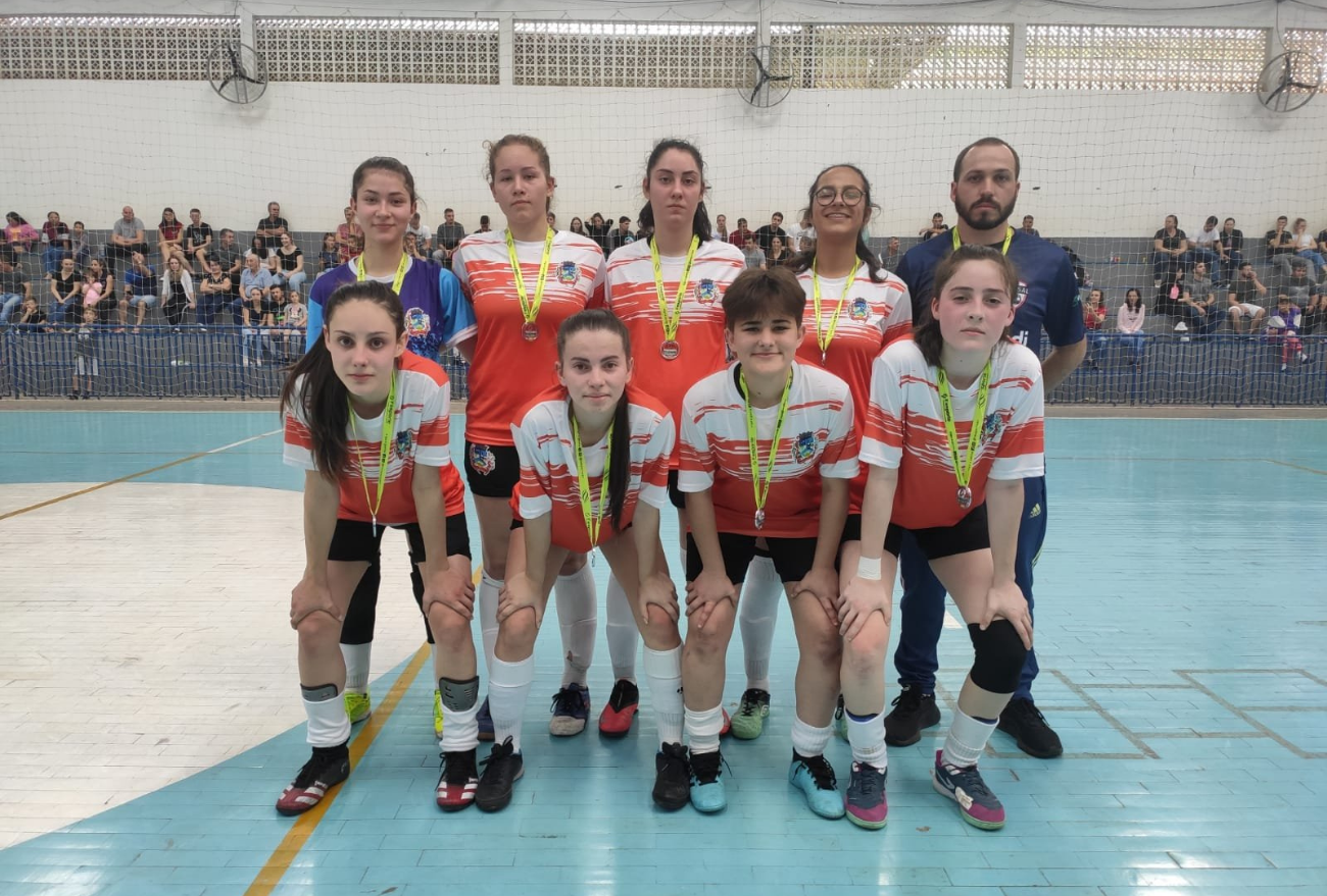 Futsal Feminino de Faxinal dos Guedes é vice-campeão da 3ª Etapa Microrregional do JASC