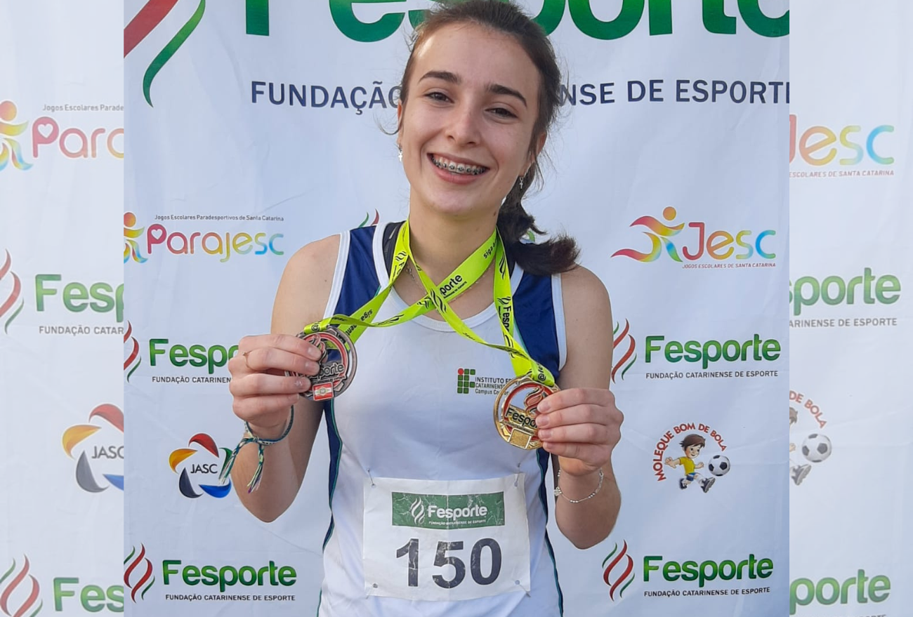 Atleta de Ipumirim é classificada para a etapa Nacional dos Jogos Escolares