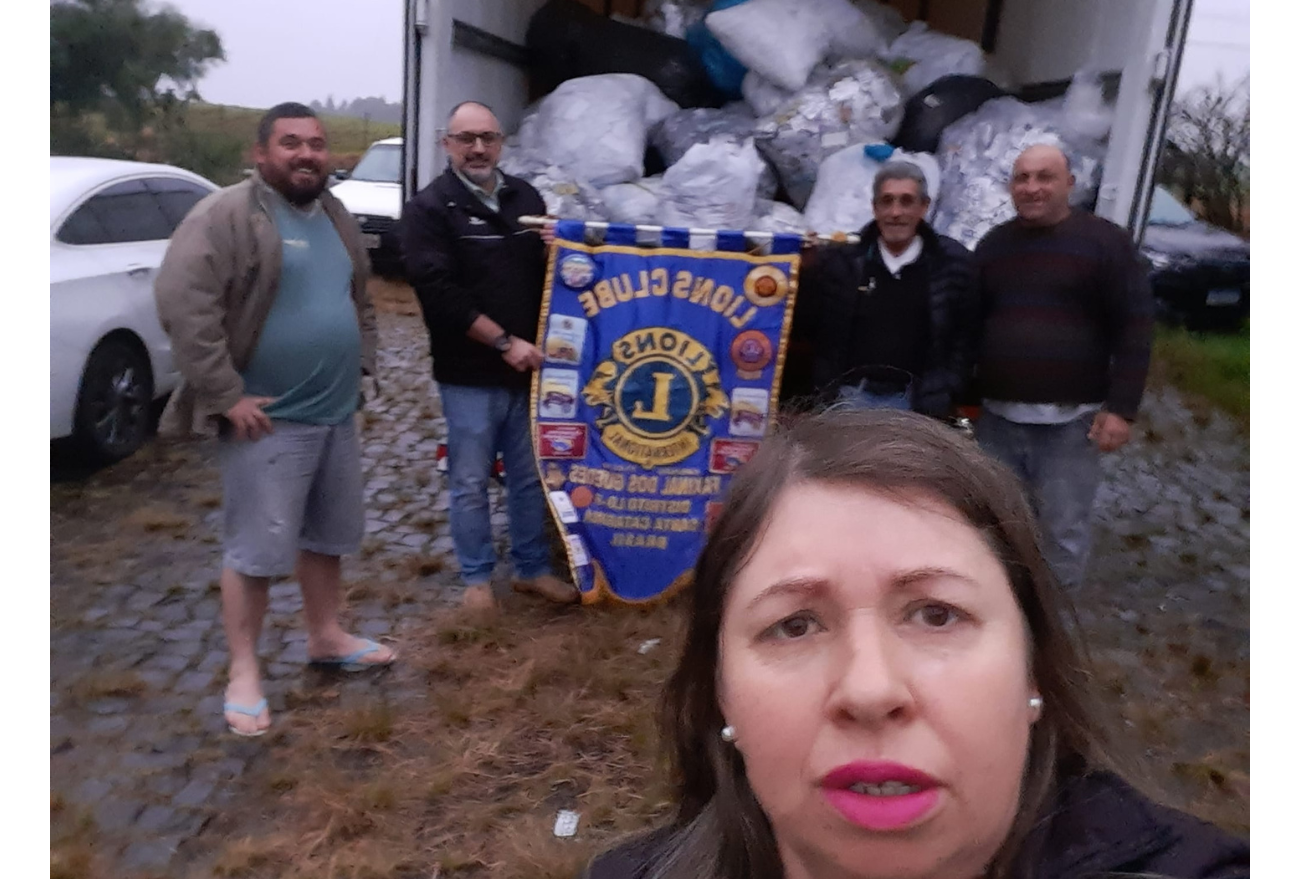 Lions Clube de Faxinal dos Guedes realiza venda de mais de 540 quilos de blisters