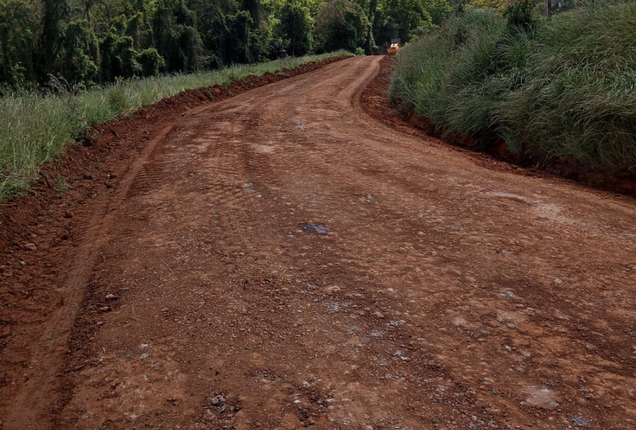 Administração Municipal de Ipumirim da continuidade na recuperação de estradas do município