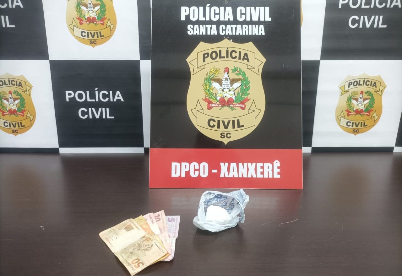 Polícia Civil realiza prisão em flagrante de autor do crime de tráfico de drogas