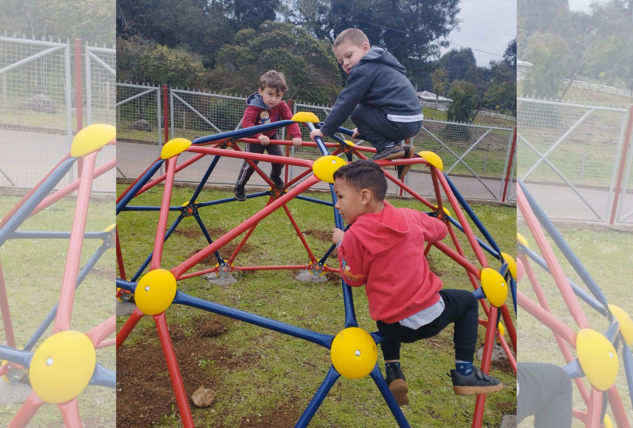 C.E.I de Ponte Serrada é contemplado com novo parque de brinquedos