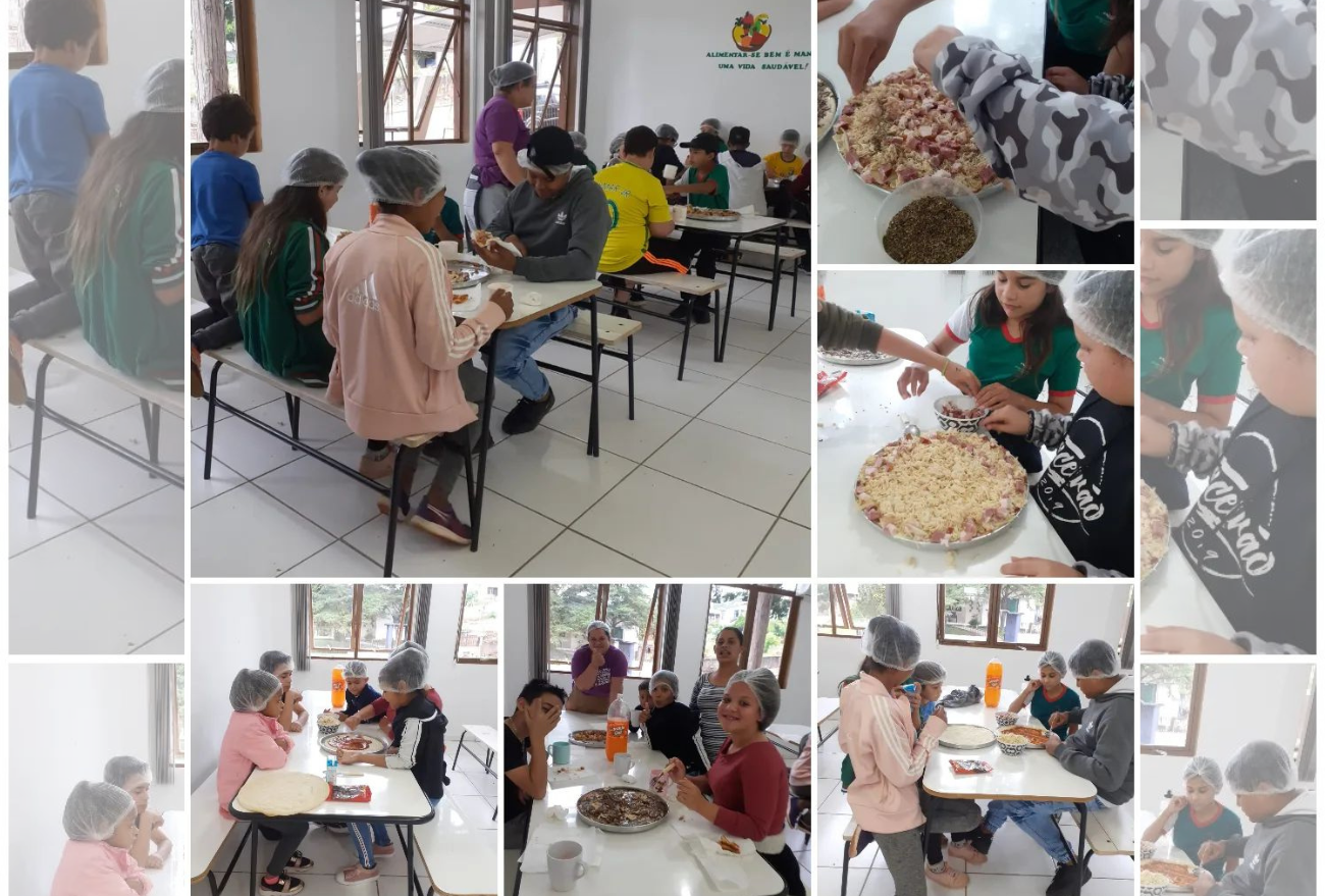 SCFV Girassol realiza Dia da Pizza com os alunos