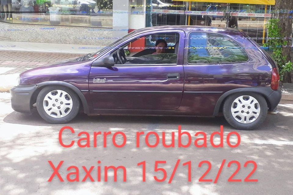 Carro é furtado em Xaxim. Informações devem ser repassadas à polícia!