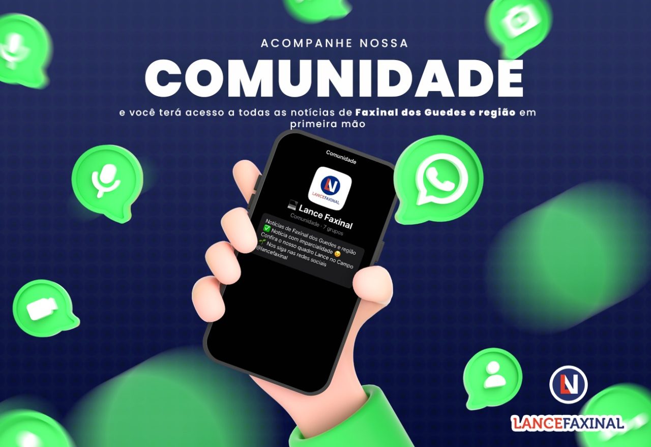 Novidade: faça parte da comunidade do Lance Faxinal!