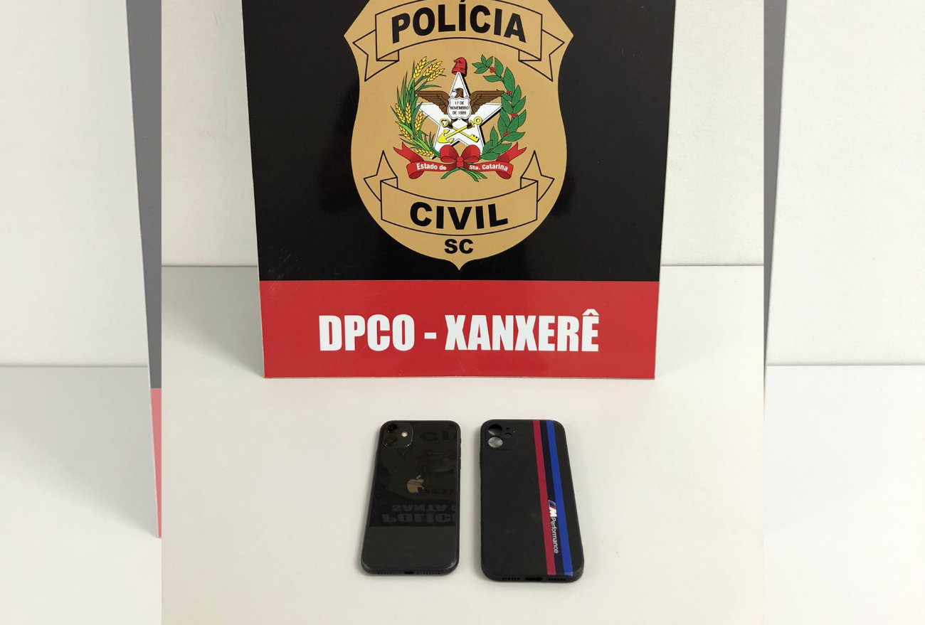 Polícia Civil de Xanxerê recupera celular roubado avaliado em R$ 6 mil