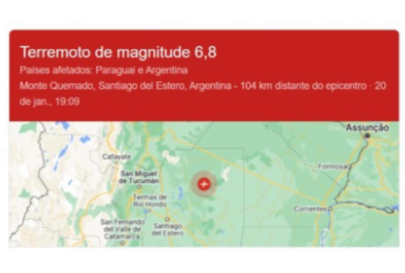 Tremor de terremoto é sentido novamente no Oeste