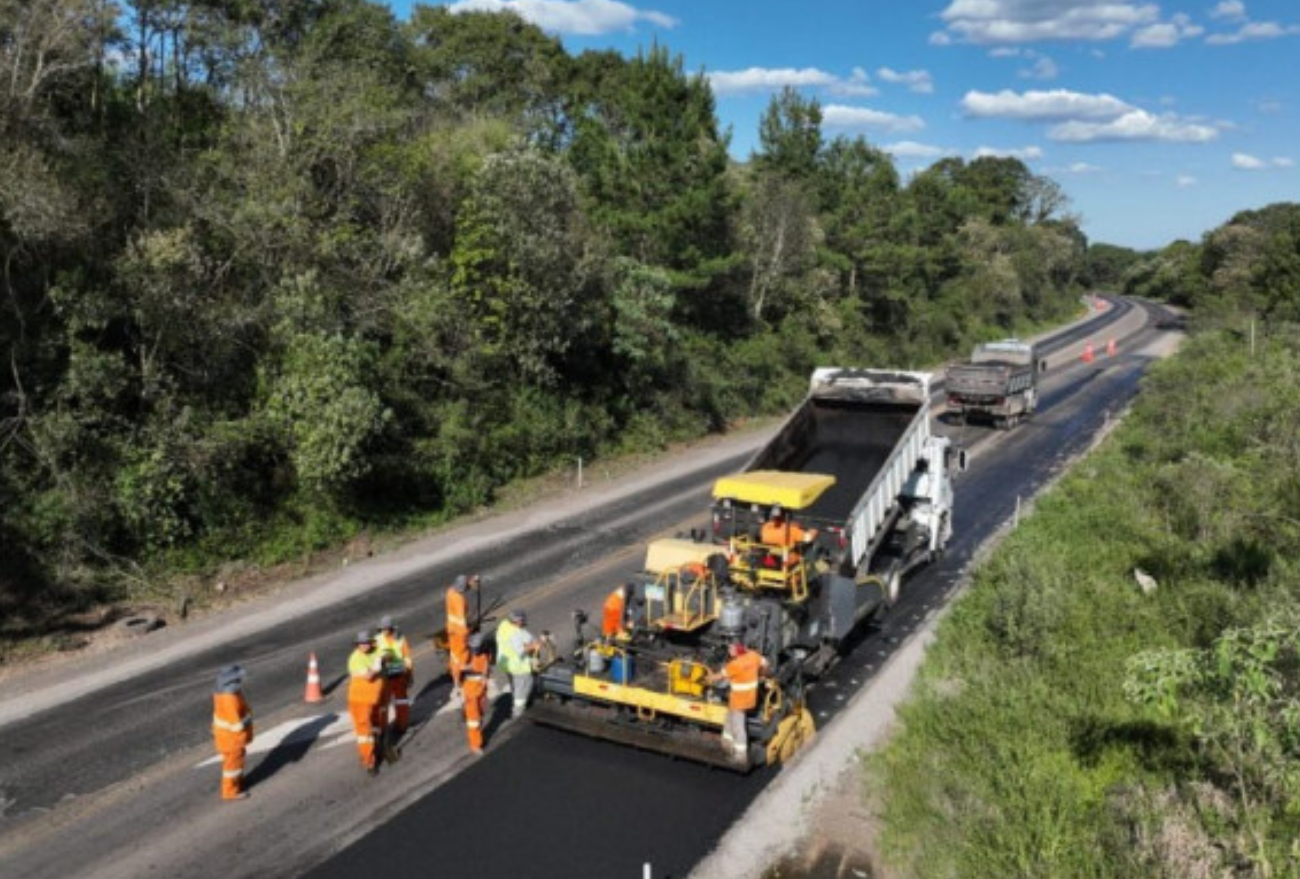 Revitalização da BR-282 entre Irani e Ponte Serrada é concluída pelo DNIT