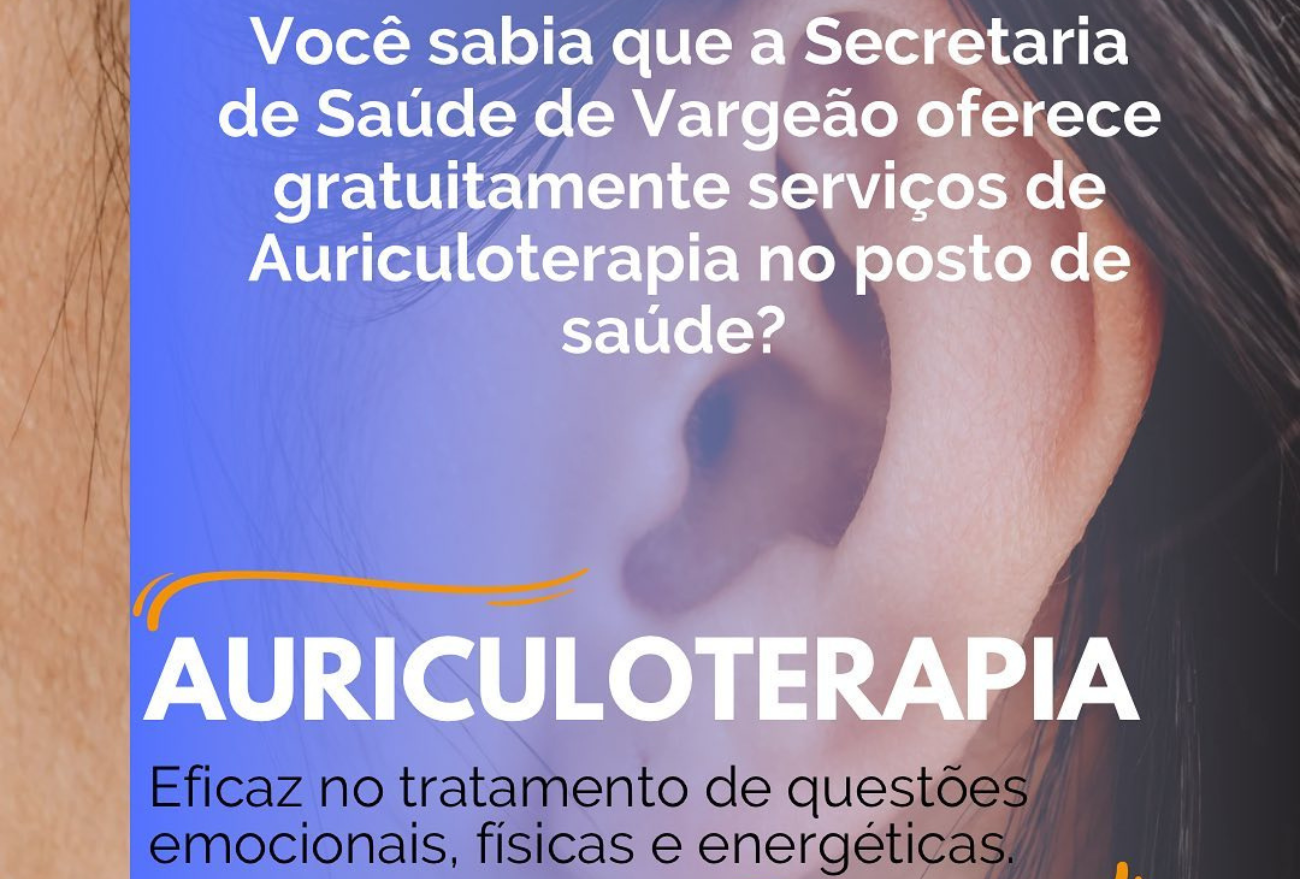 Secretaria de Saúde de Vargeão oferece serviços de auriculoterapia de forma gratuita