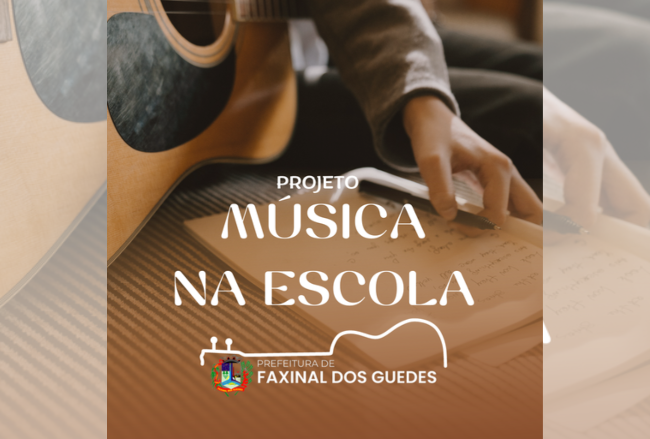 Projeto Música na Escola de Faxinal dos Guedes está com inscrições abertas