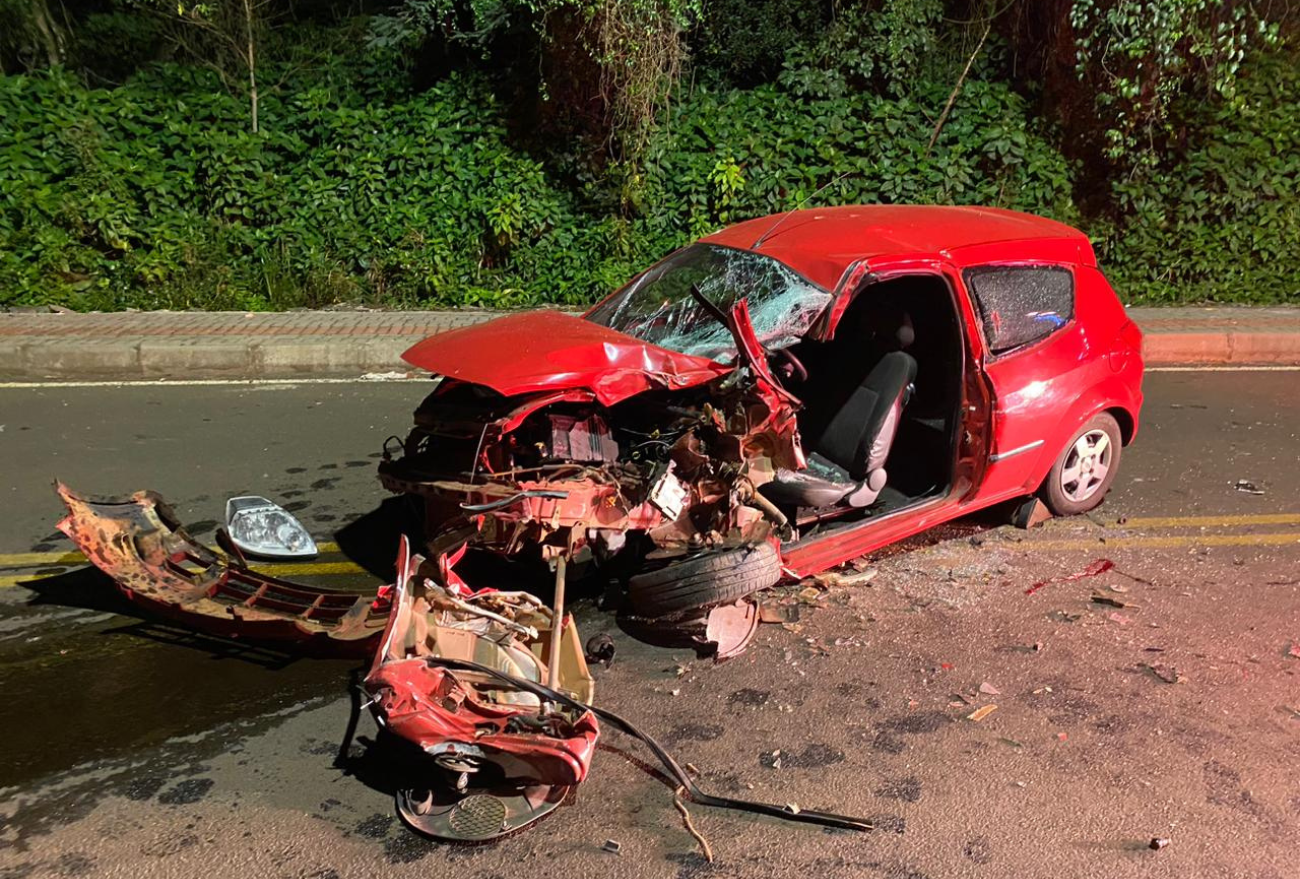 Grave acidente registrado em Quilombo deixa vítima fatal