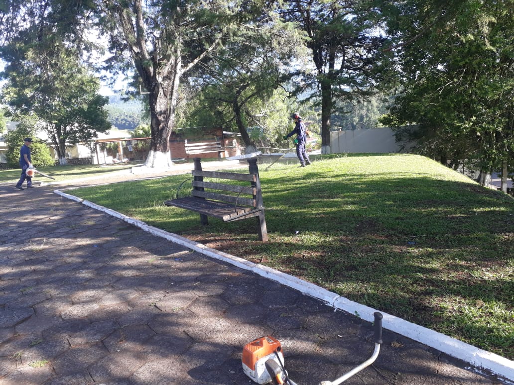 Equipes finalizam trabalhos de limpeza e manutenção na Barra Grande para a Romaria de Nossa Senhora da Salette