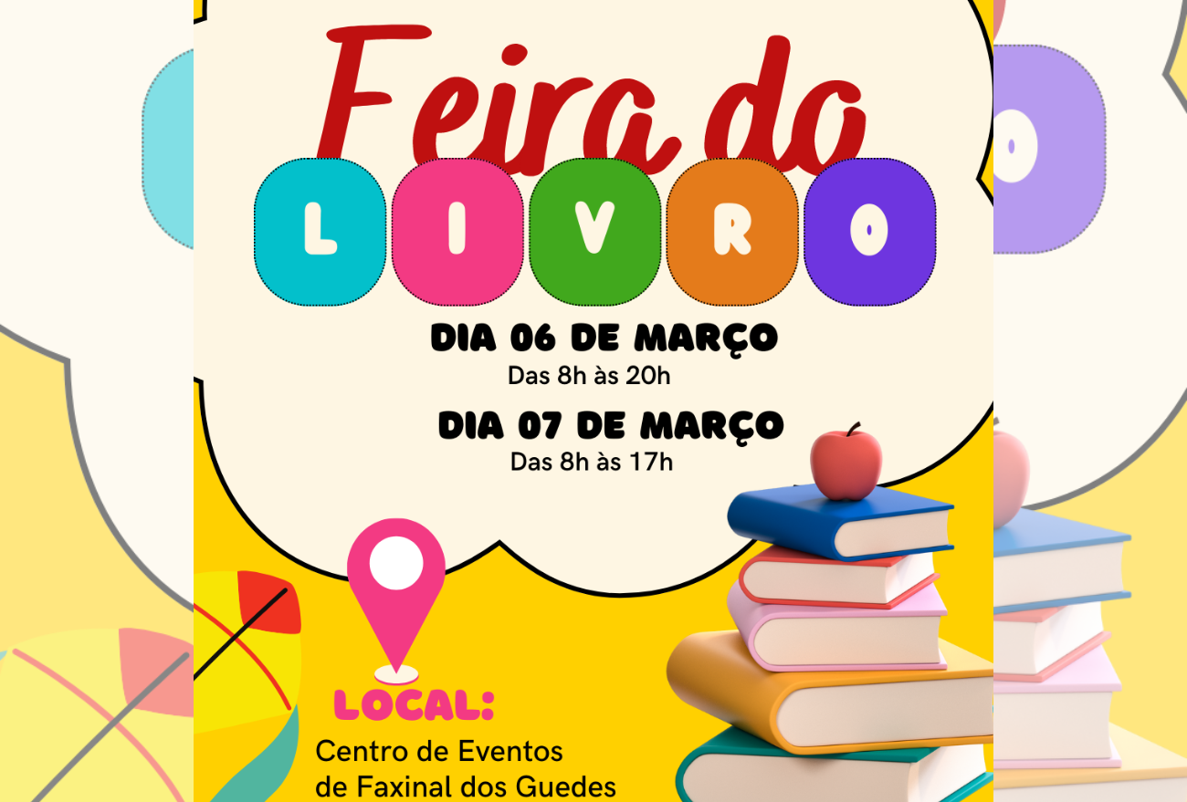 Em Faxinal dos Guedes acontece a Feira do Livro