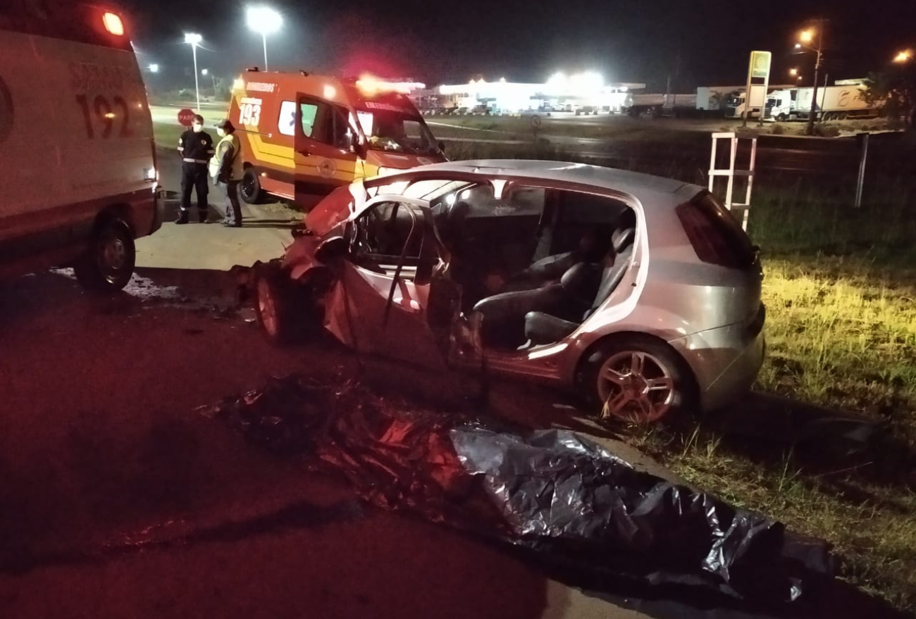 Grave colisão de veículos deixa uma vítima fatal em Ponte Serrada