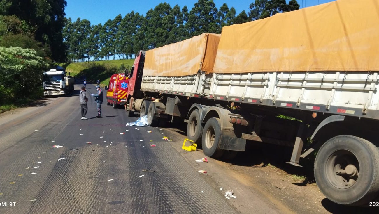 Jovem de 17 anos morre após ser atropelado por caminhão em município do Oeste