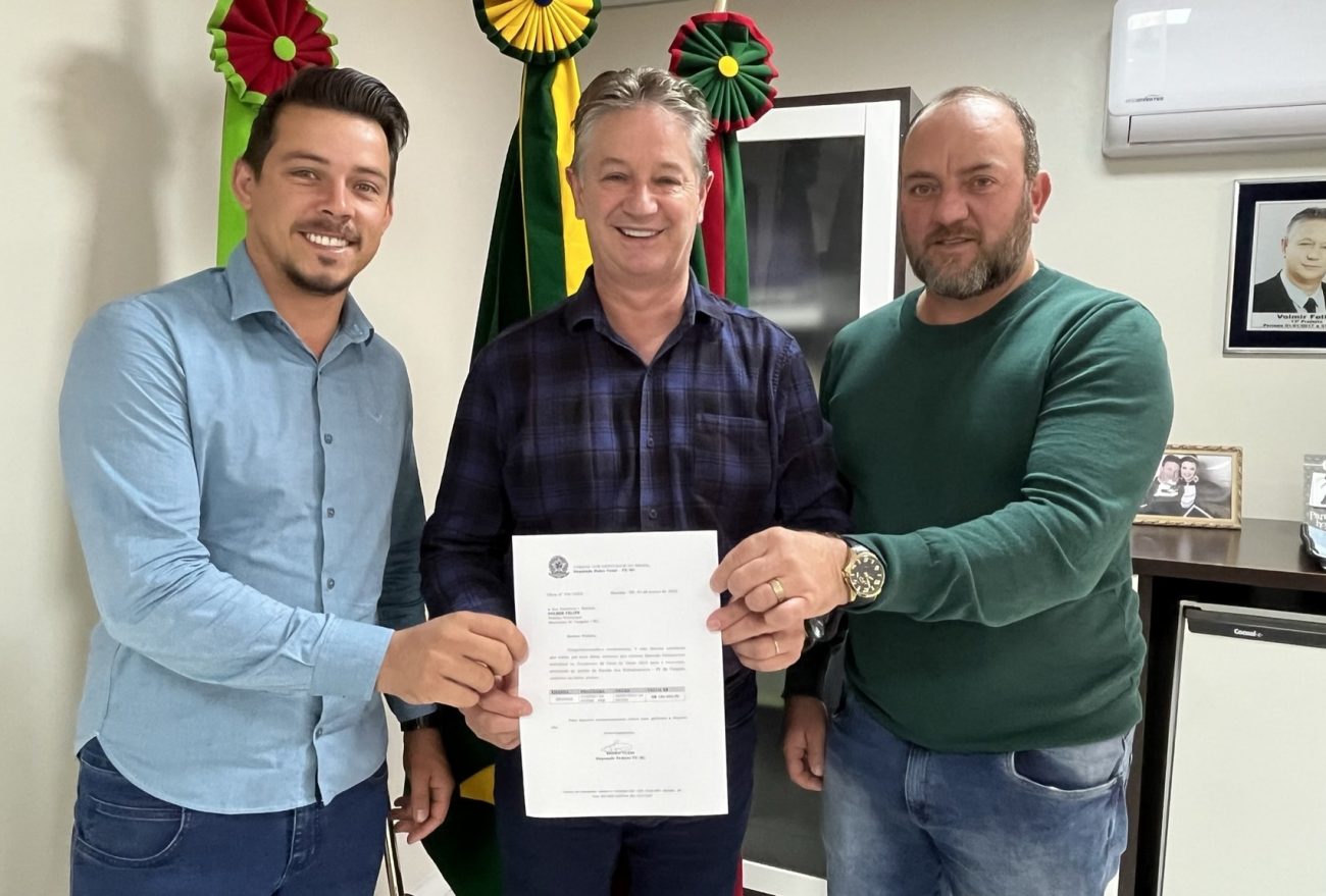 Vargeão recebe indicação de emenda parlamentar de Deputado Federal