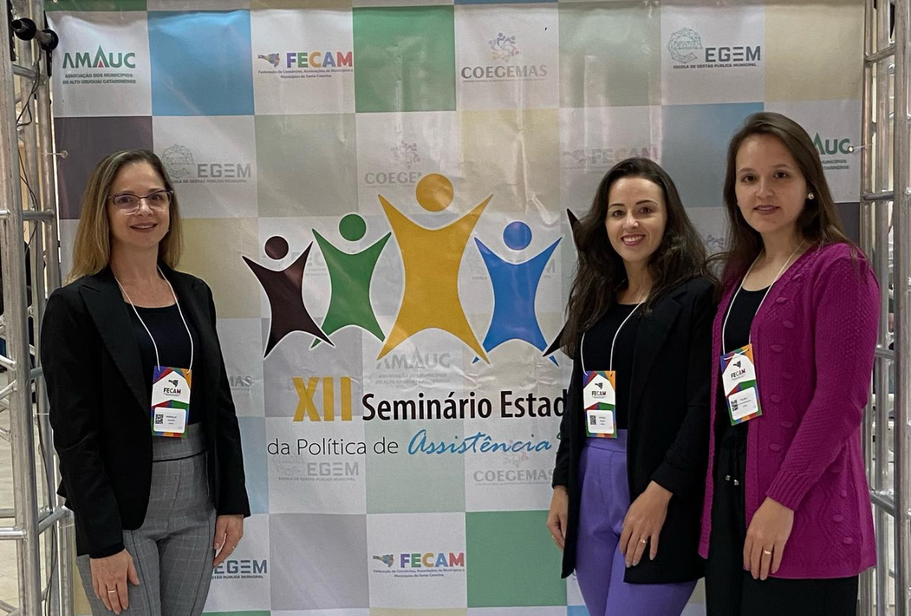 Administração de Vargeão participa do XII Seminário Estadual da Política de Assistência Social, em Piratuba