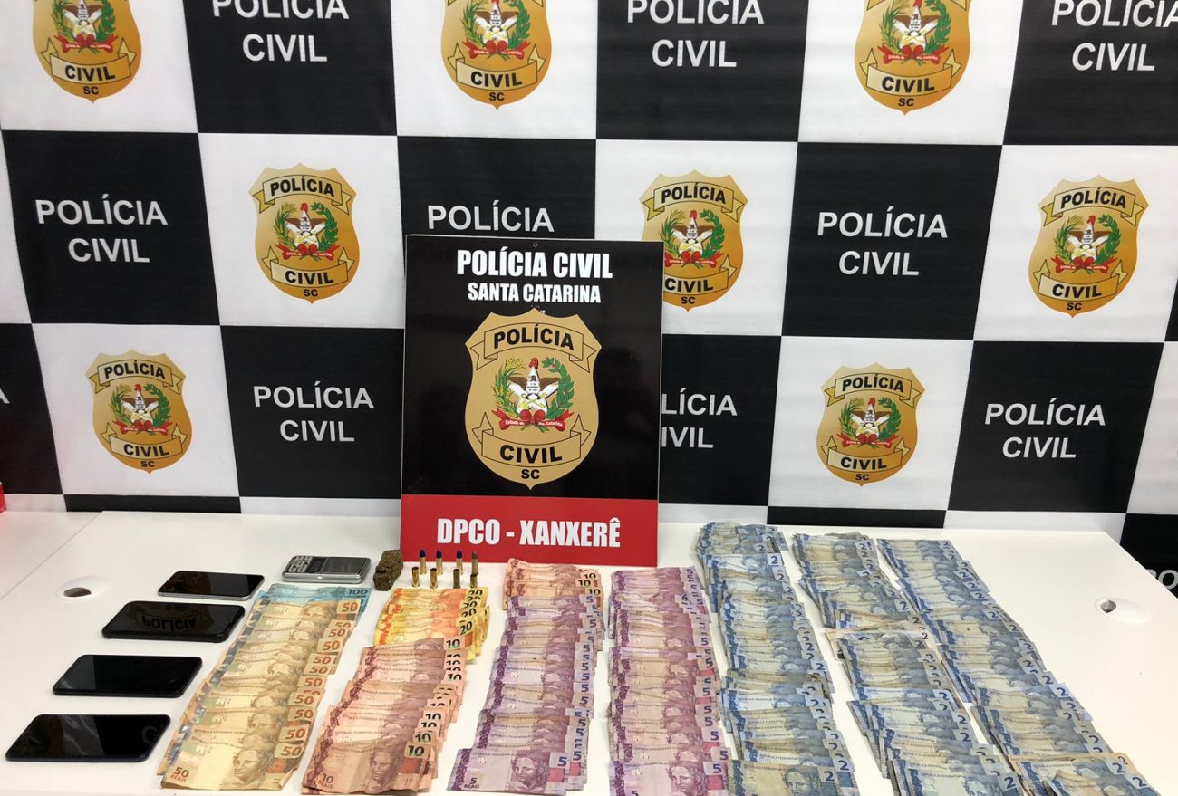 Polícia Civil da comarca de Xanxerê prende em flagrante um homem por posse irregular de munições