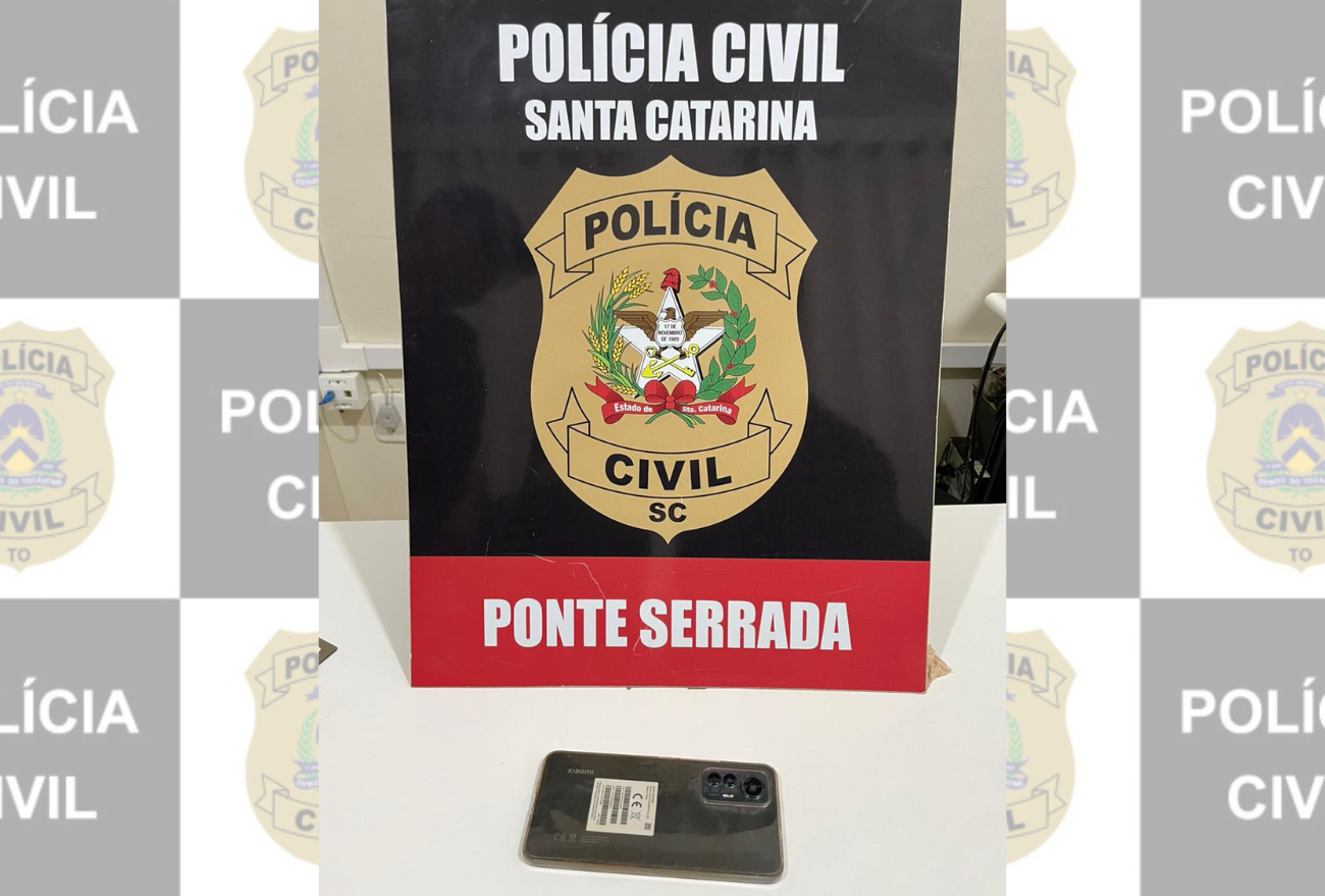 Polícia Civil recupera aparelho celular roubado, em Ponte Serrada