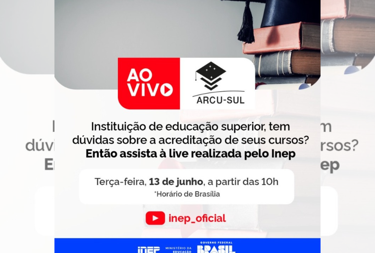 Live para esclarecer as dúvidas das instituições de educação superior