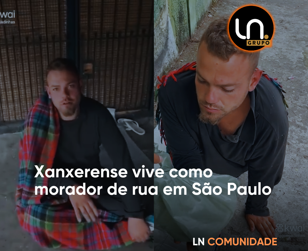 Xanxerense vive como morador de rua em São Paulo