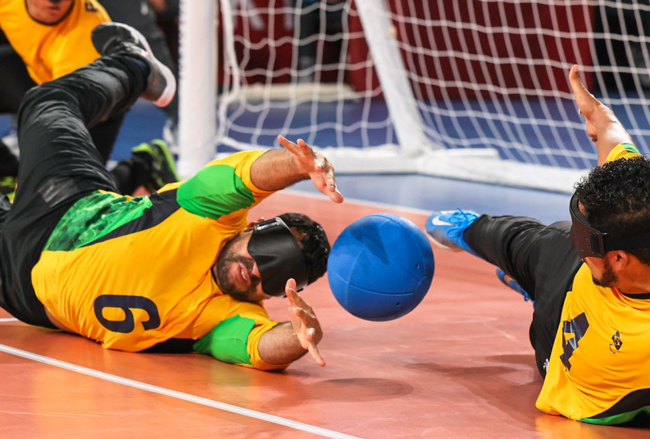 Apresentação do jogo Goalball, Futsal Inclusivo para Atletas com deficiência visual