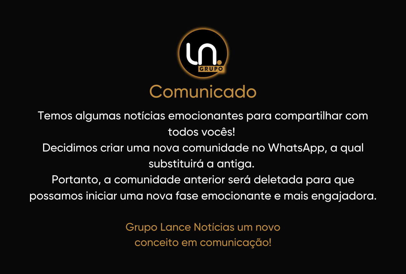 Confira a nova comunidade do Grupo Lance Notícias