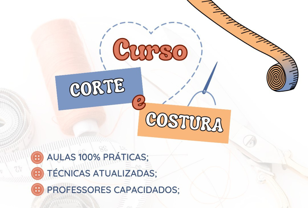 Secretaria de Assistência Social abre inscrições para curso de Corte e Costura Básica em Faxinal dos Guedes