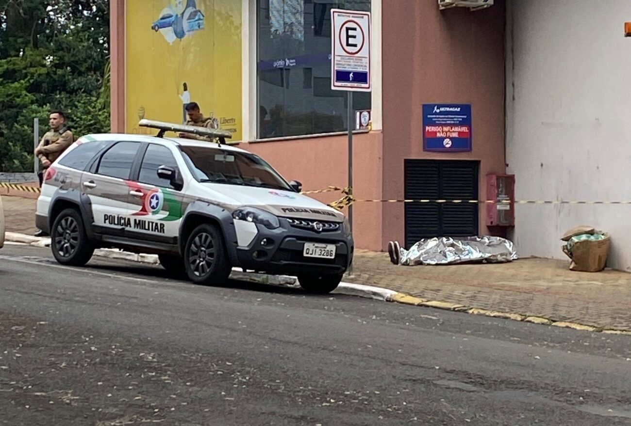 Corpo é encontrado no centro de Xanxerê