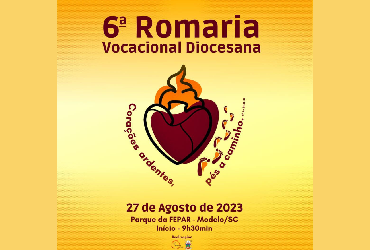 Paróquia de Faxinal dos Guedes participa da 6ª Romaria Vocacional Diocesana, em Modelo/SC