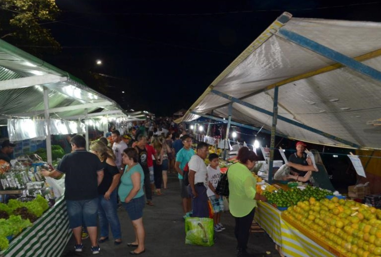 Feira Noturna Especial Dia dos Pais em Ponte Serrada: Diversidade de Produtos, Artesanatos