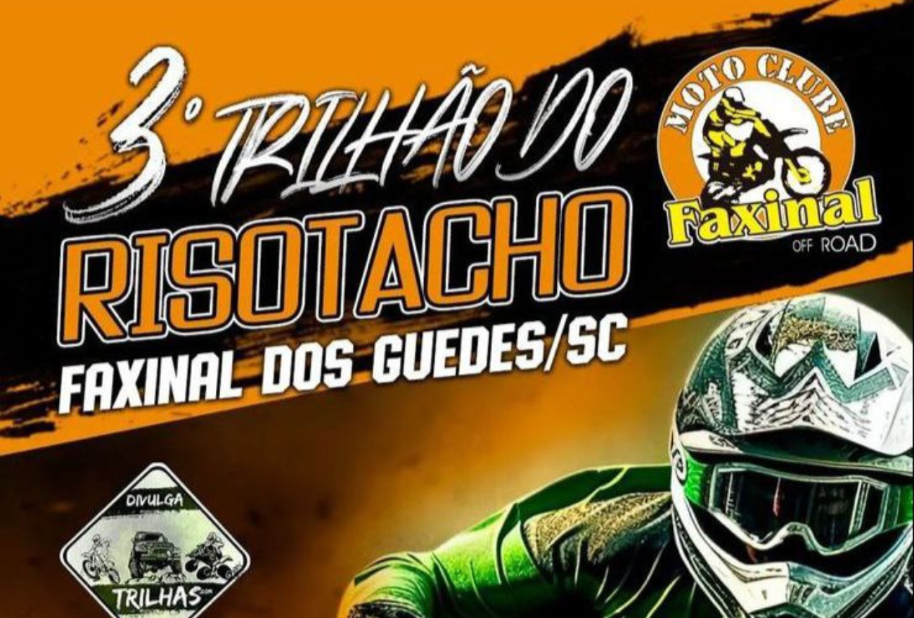 Moto Clube Faxinal anuncia data para o 3º Trilhão do Risotacho em Faxinal dos Guedes