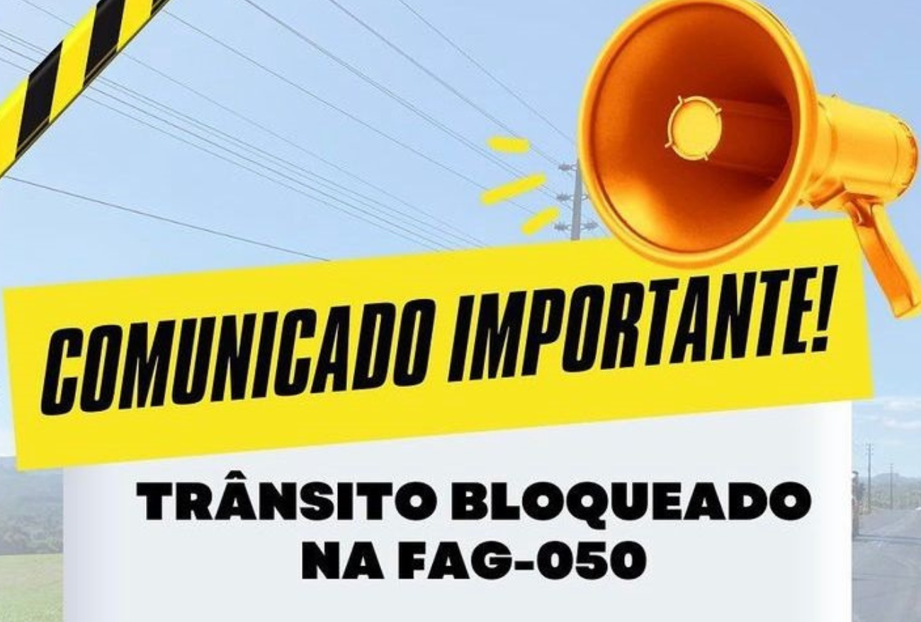 Prefeitura de Faxinal emite comunicado sobre Interdição da Rodovia FAG-050 para Obras de Drenagem