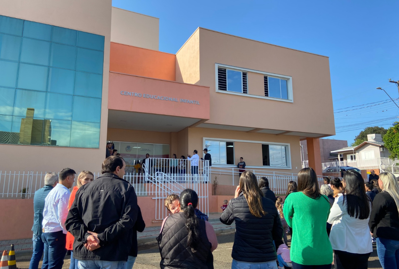 Novo espaço do CMEI Doce Encanto é inaugurado em Faxinal dos Guedes