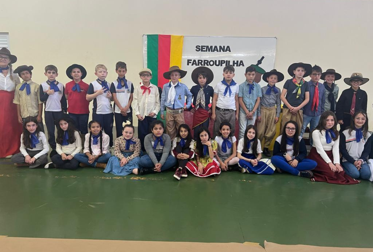Projeto da Semana Farroupilha resgata tradição gaúcha na Escola Santa Terezinha de Faxinal dos Guedes
