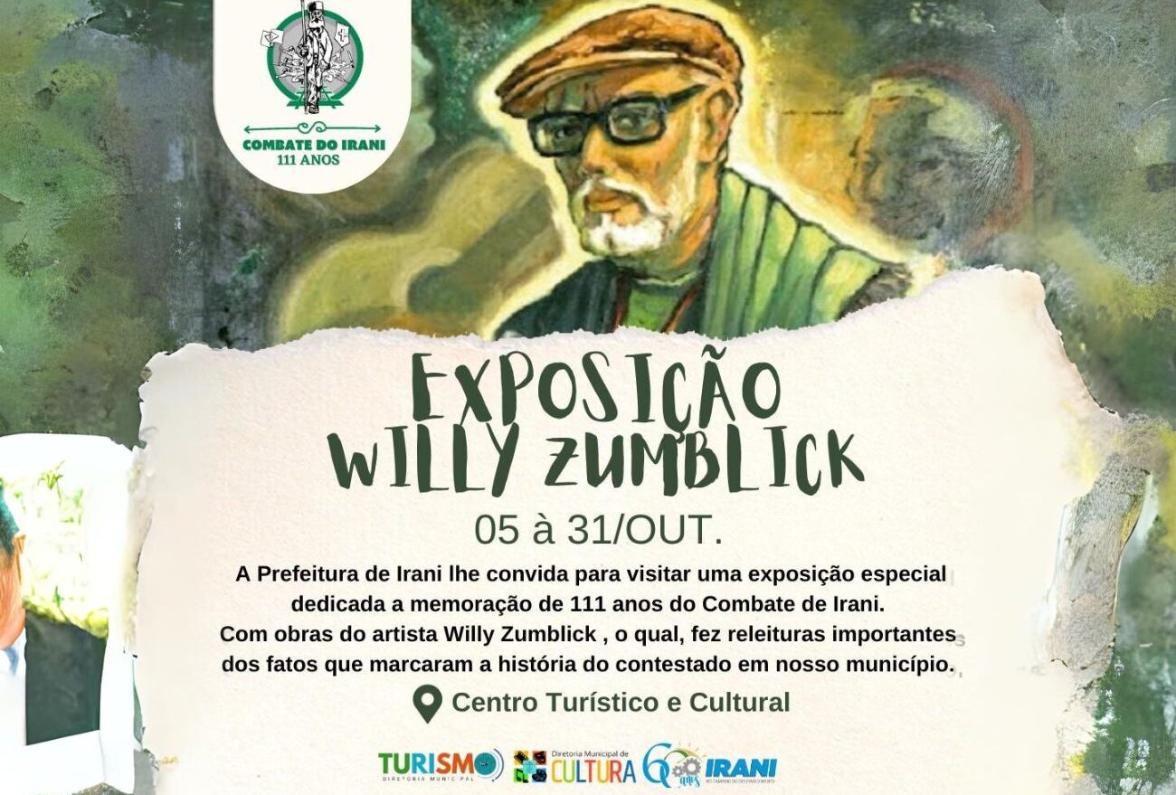 Exposição Willy Zumblick acontece em Irani em comemoração aos 111 Anos do combate de Irani