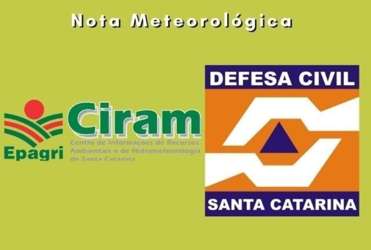 Defesa Civil e EPAGRI emitem atualização hidrometeorológica