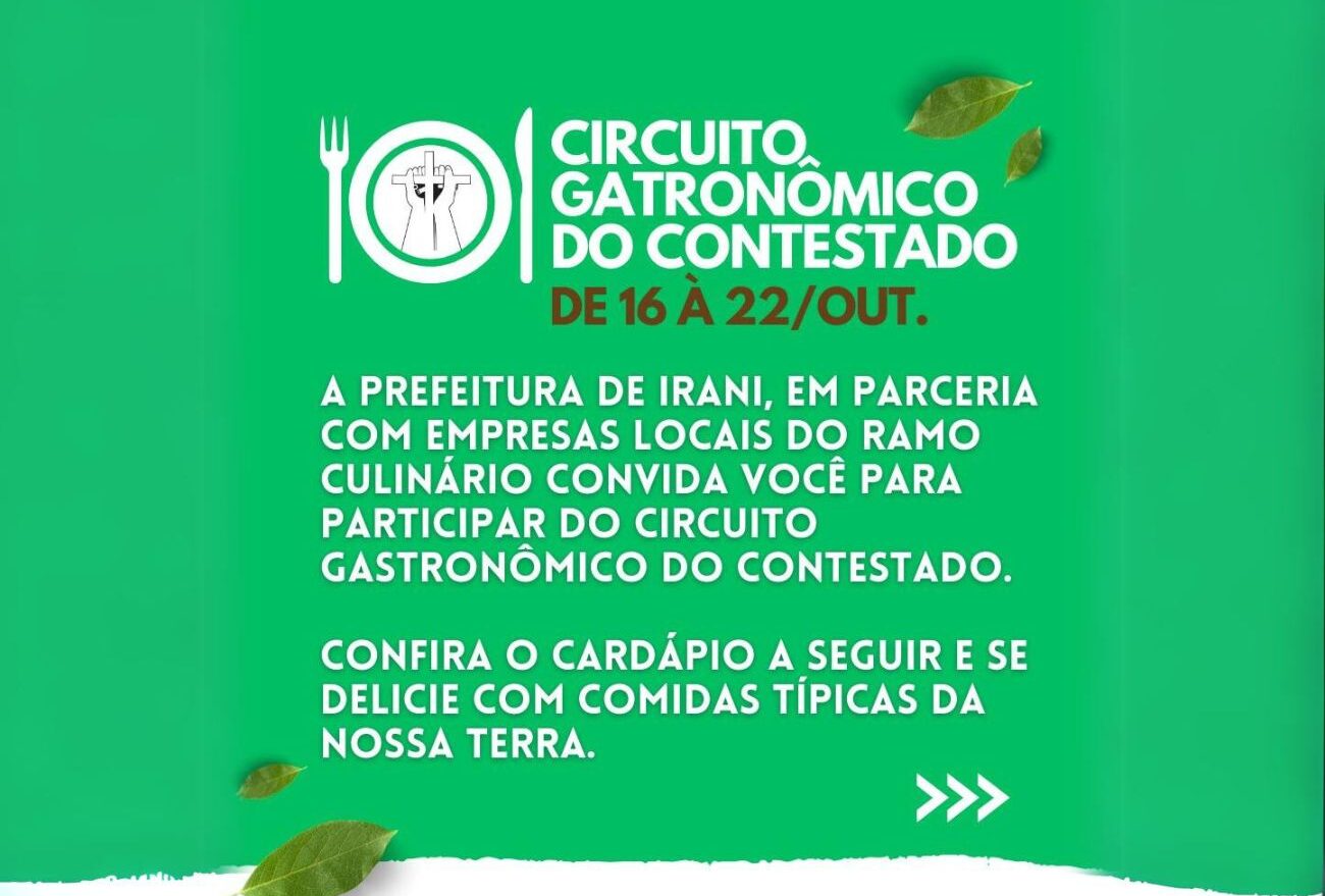 Circuito Gastronômico do Contestado promove experiência culinária local em Irani